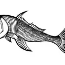 redfish  tattoo design idea
