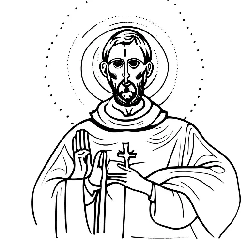 St Francis  tattoo design idea