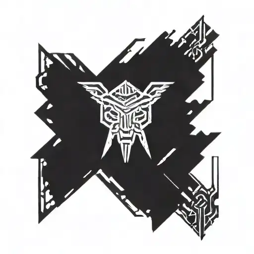 japanese horror tattoo design idea