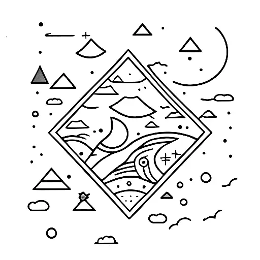 Little Dipper  tattoo design idea