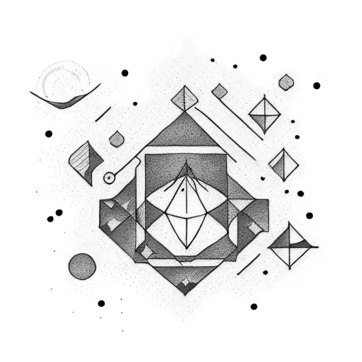 Little Dipper constellation  tattoo design idea