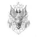 Swiss Mountain  tattoo design idea