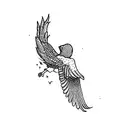 fall of Icarus tattoo design idea