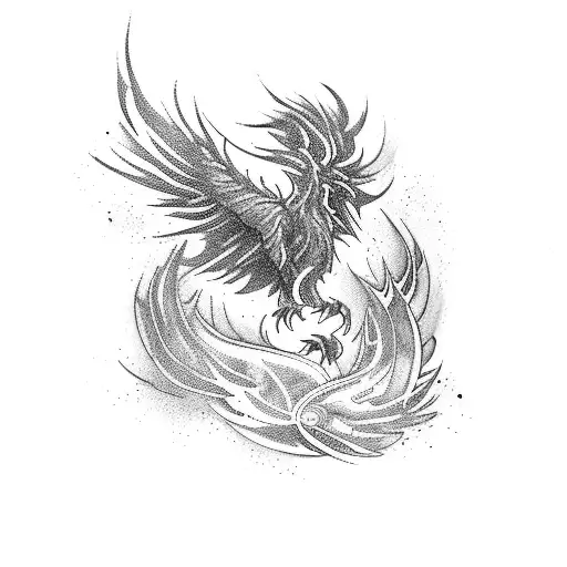 52+ Black Phoenix Tattoos Collection | Phoenix tattoo design, Phoenix tattoo,  Phoenix bird tattoos