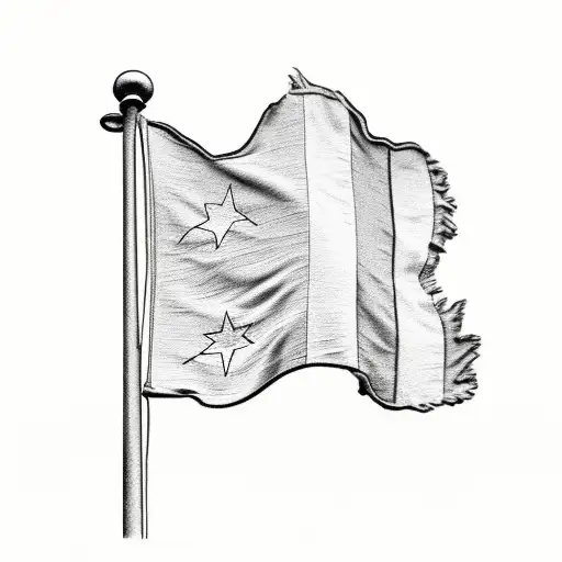 Hispanic image texas flag and mexican flag tattoo design idea