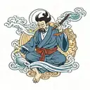 nyami nyami river god tattoo design idea