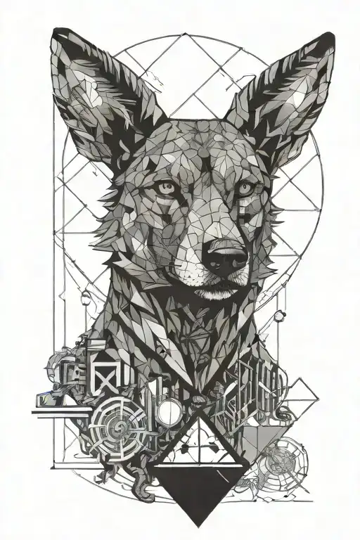 I want a tattoo that include 1994 , dog , cricket sport , werewolf , balance and illuminati  tattoo design idea