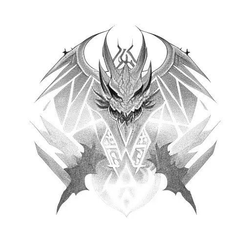 Zelda light dragon  tattoo design idea
