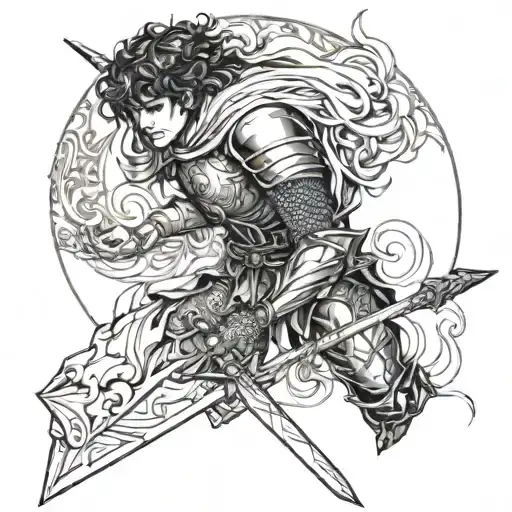 berserk griffith tattoo design idea