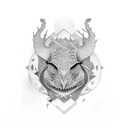 Rana tattoo design idea