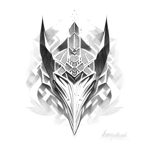 knight tattoo design idea