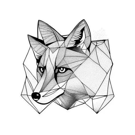 Fox tattoo design idea