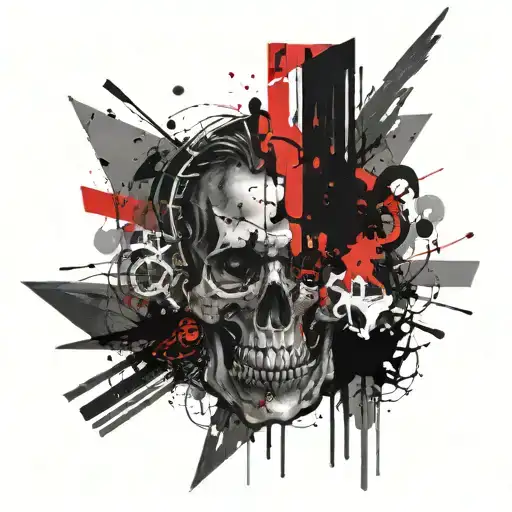 that moment when I thought I was dead became the happiest for me because I lived without fear tattoo design idea