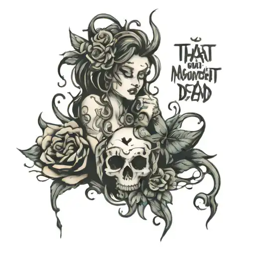 that moment when I thought I was dead became the happiest for me because I lived without fear tattoo design idea