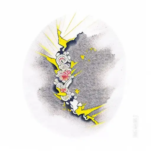 kintsugi tattoo design idea