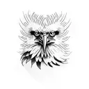 Philippine Eagle tattoo design idea
