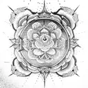 thai Buddhist  tattoo design idea