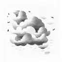 cloud pattern sleeve  tattoo design idea