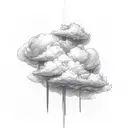 cloud pattern sleeve  tattoo design idea