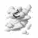 cloud pattern sleeve  tattoo design idea