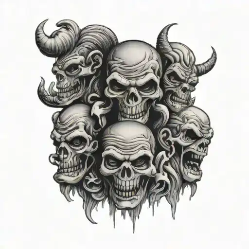 speak no evil see no evil hear no evil tattoo design idea