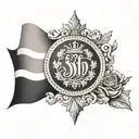 sweden 3 crones tattoo design idea