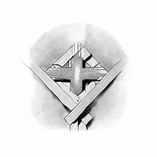 3 crosses  tattoo design idea