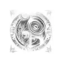 kid cudi ima be on time when my stars align tattoo design idea