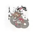 and if you go I want go with you and if you die I wanna die with you tattoo design idea