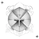 Christian Cross tattoo design idea