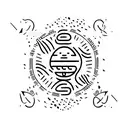 fortune cookie tattoo design idea