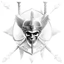 st Michael warrior tattoo design idea