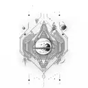 hitchhikers guide galaxy tattoo design idea