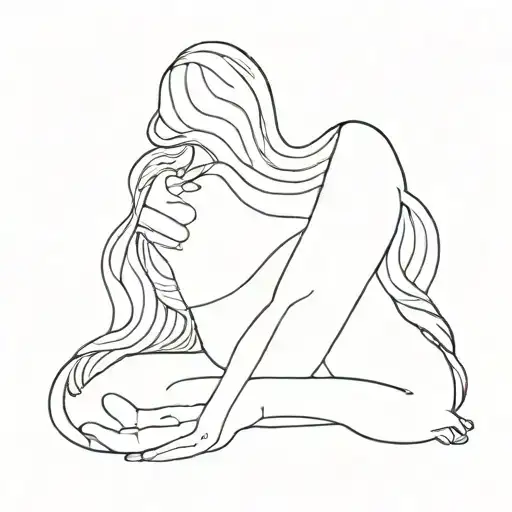 she lie tattoo design idea