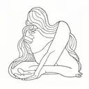 she lie tattoo design idea