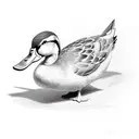 duck tattoo design idea