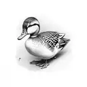duck tattoo design idea