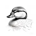 duck tattoo design idea