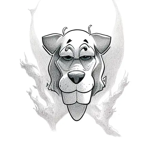 scooby doo ghost  tattoo design idea