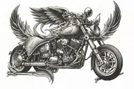 car part altzeimer tattoo design idea