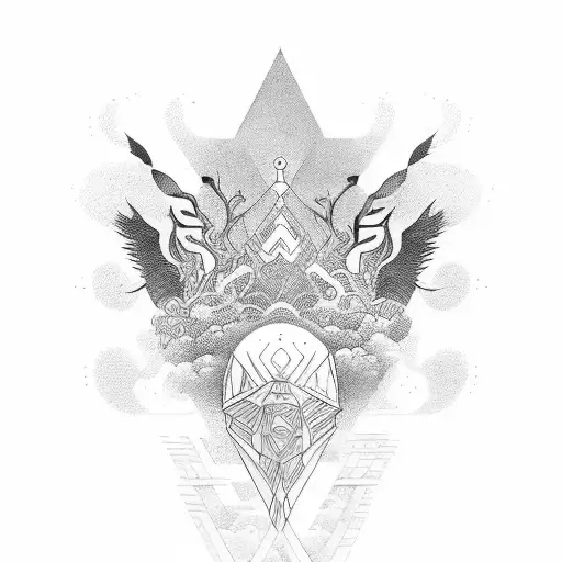 Words serenity, wisdom and courage  tattoo design idea