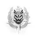 Words serenity, wisdom and courage  tattoo design idea