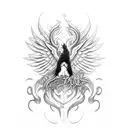seraph biblic  tattoo design idea