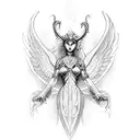 seraph biblic  tattoo design idea