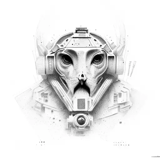 surveilance camera tattoo design idea