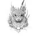 surveilance camera tattoo design idea