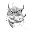 surveilance camera graffiti tattoo design idea