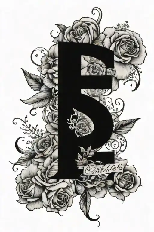 Wonderous Grace Elizabeth] Spelled In Cursive tattoo design idea