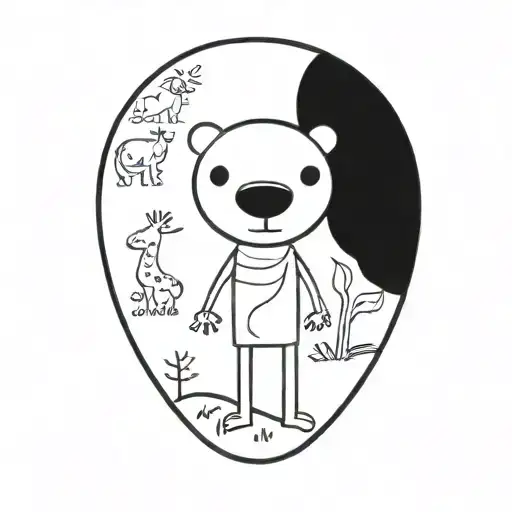 Animal tattoo design idea