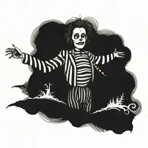 beetlejuice tattoo design idea
